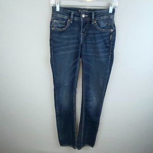 Silver Suki Joga Mid Slim Jeans W25/L31